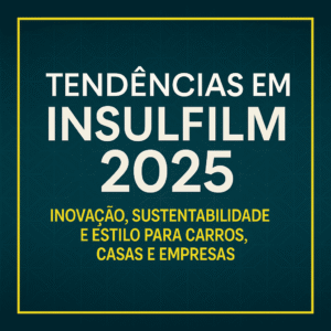 Tendências em Insulfilm 2025 Inovação, Sustentabilidade e Estilo para Carros, Casas e Empresas