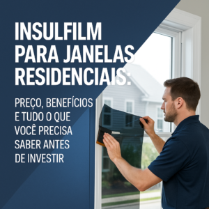 Insulfilm para Janelas Residenciais Preço, Benefícios e Tudo o Que Você Precisa Saber Antes de Investir