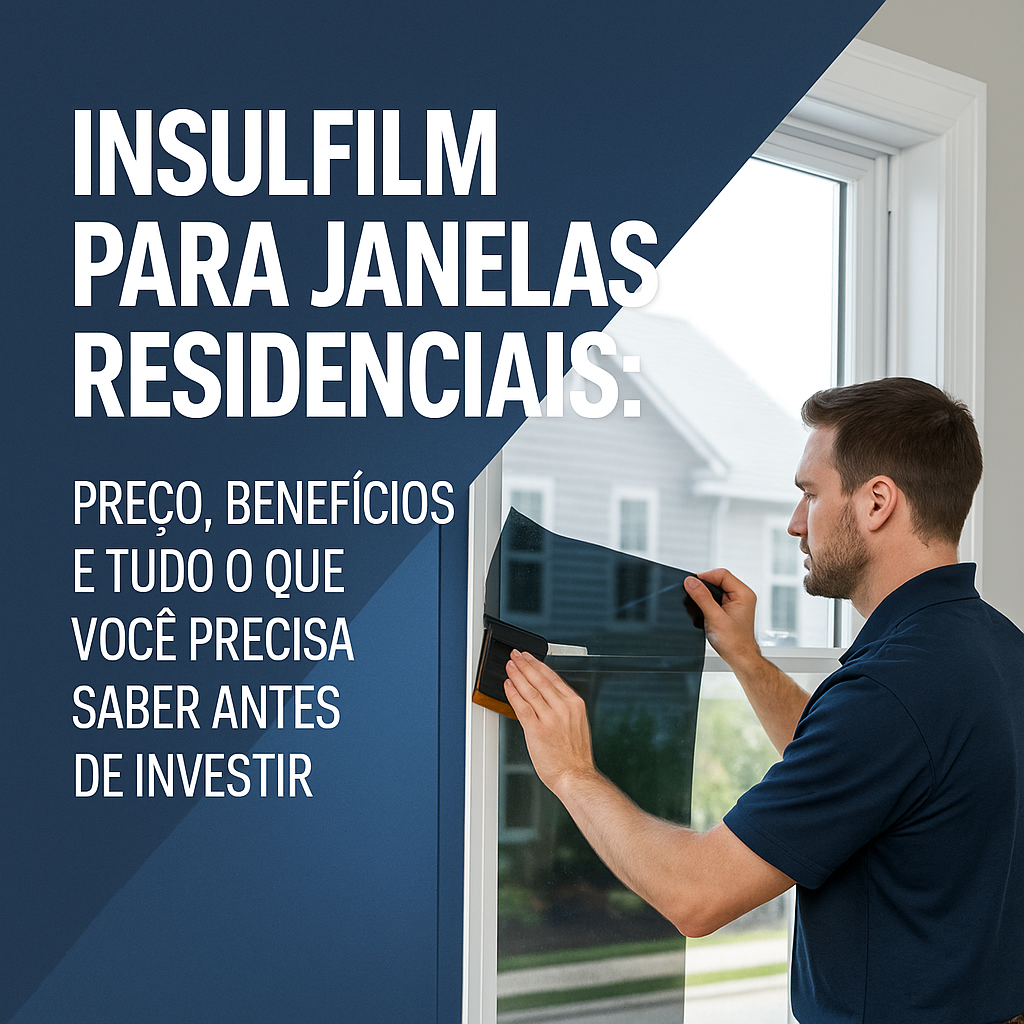 Insulfilm para Janelas Residenciais Preço, Benefícios e Tudo o Que Você Precisa Saber Antes de Investir