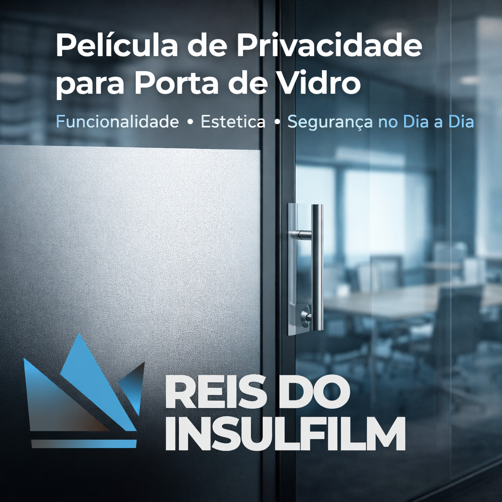 Película de Privacidade para Porta de Vidro Funcionalidade, Estética e Segurança no Dia a Dia - Reis do Insulfilm