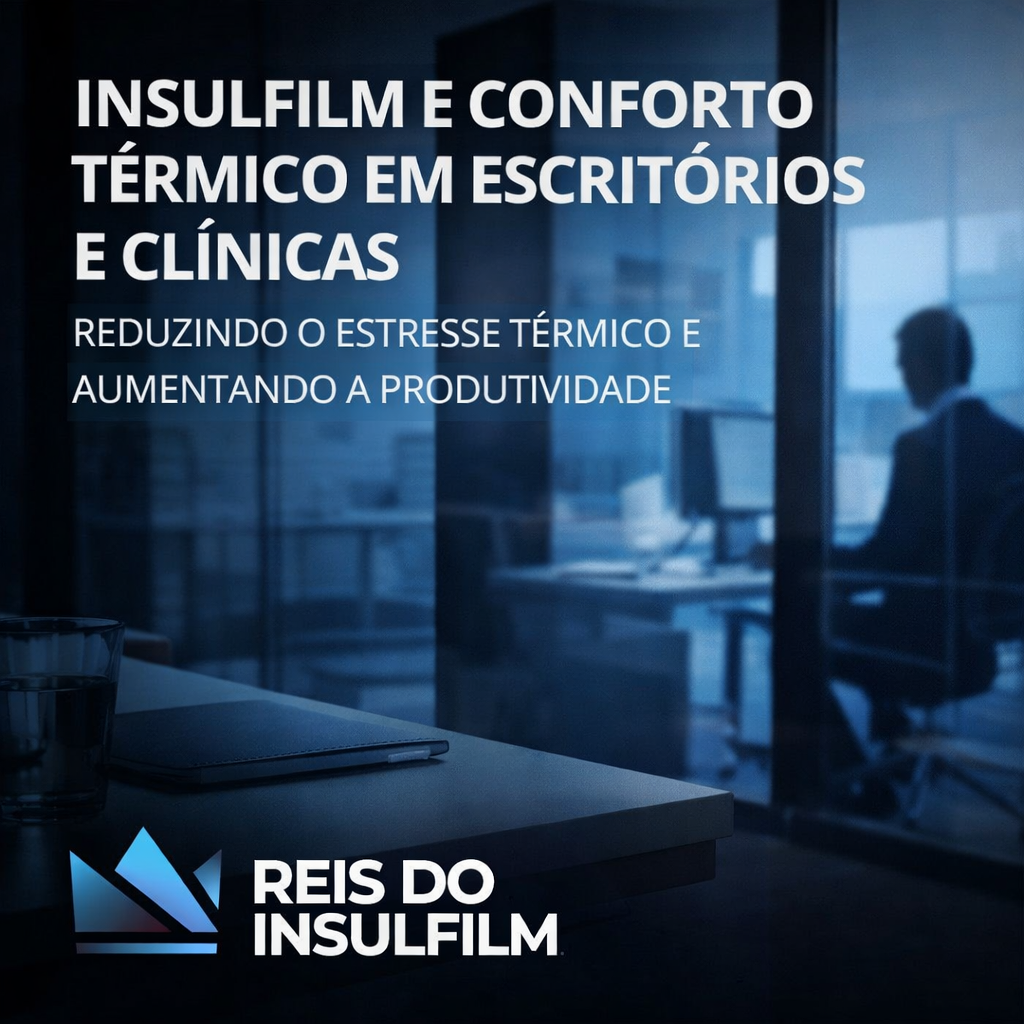 Insulfilm e Conforto Térmico em Escritórios e Clínicas Como Reduzir o Estresse Térmico e Aumentar a Produtividade