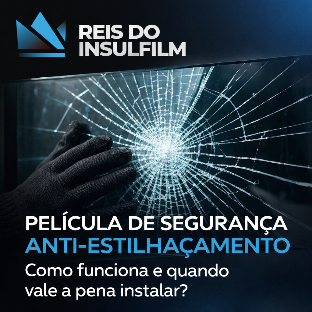 Película de Segurança Anti-Estilhaçamento Como funciona e quando vale a pena instalar - Reis do Insulfilm